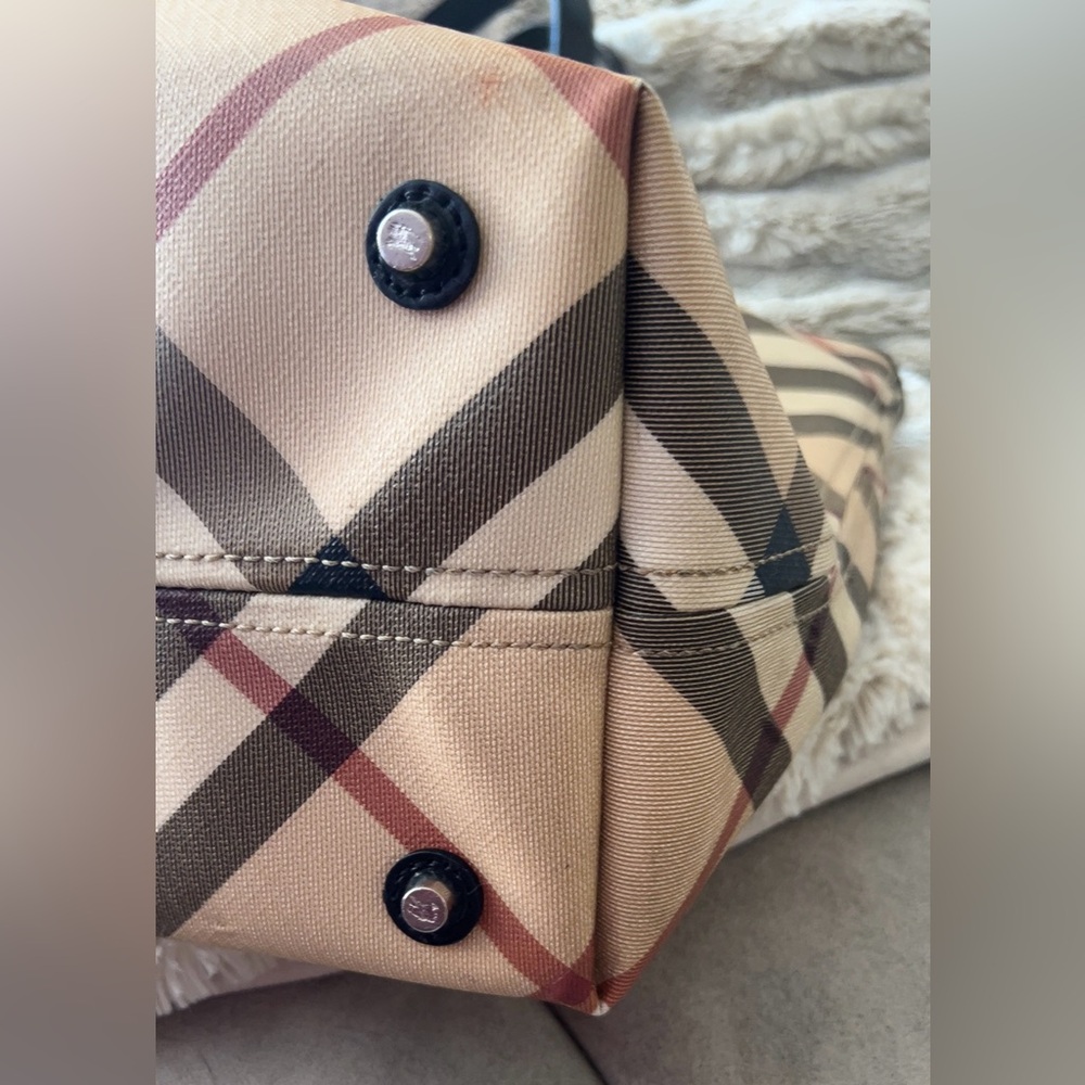 Burberry | Large Women’s Nikki SuperNova Check Tote Bag Handbag Plaid *Luxury - Picture 15 of 16